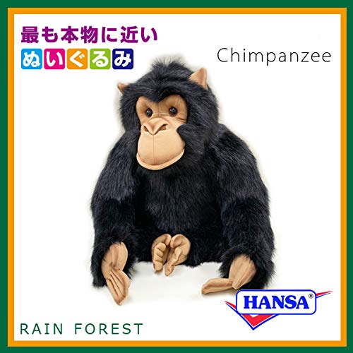 Amazon.co.jp: HANSA ハンサ ぬいぐるみ 1759 チンパンジー 40 CHIMP